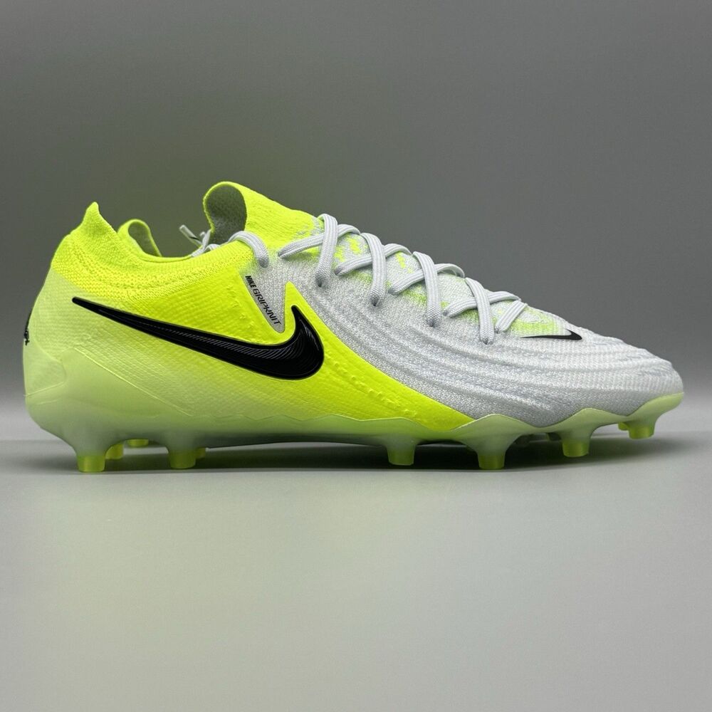 Nike Phantom GX 2 Elite AG Metallic Silver Volt  HF4357-003 Men’s Size 7 NEW